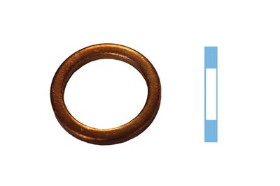 Уплотнительное кольцо, резьбовая пробка маслосливн. отверст. CORTECO 005783S для ROVER 45
