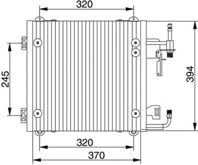 WAECO 8880400142 Радиатор кондиционера  для RENAULT RAPID (Рено Рапид)