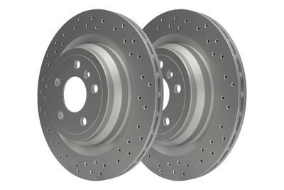 Brake disc Achter Links/Rechts past: MERCEDES GLE (W166), M (W166) 2.2D/3.0D/3.5 06.11-10.18