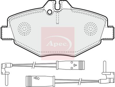 APEC Brake Pad Set, disc brake PAD1316