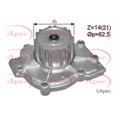 Water Pump, engine cooling APEC AWP1466