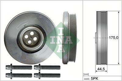 Zestaw koła pasowego, wał korbowy SCHAEFFLER INA 544060420