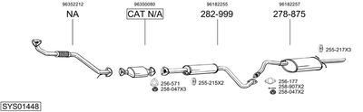 Изпускателна система BOSAL SYS01448