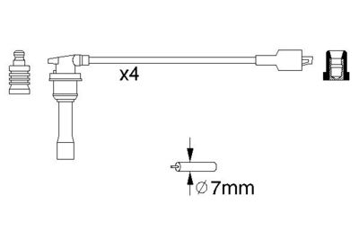 BOSCH Zündleitungssatz