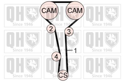 SET CUREA DE DISTRIBUTIE QUINTON HAZELL QBK672 1
