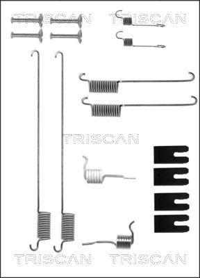 Zestaw dodatków, szczęki hamulcowe TRISCAN 8105 172467