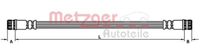 Тормозной шланг METZGER 4110474 для MITSUBISHI COLT
