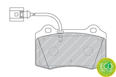 Brake Pad Set, disc brake FDB1896