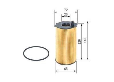 Oljefilter BOSCH F 026 407 207