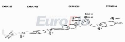Układ wydechowy EUROFLO RN18203001A00