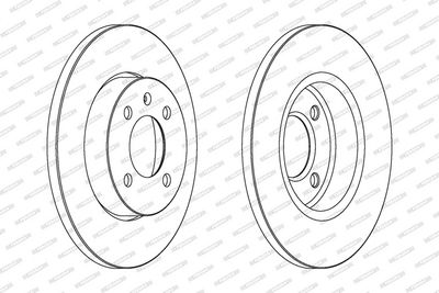 DISC FRANA FERODO DDF205C 1