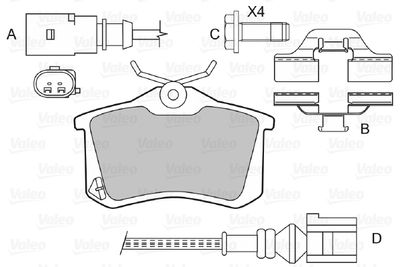 SET PLACUTE FRANA FRANA DISC VALEO 598474 1