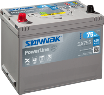 SA755 SONNAK Стартерная аккумуляторная батарея