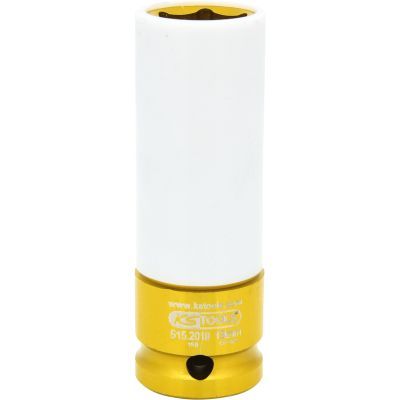 KS Tools Silový nástrčný ořech na hliníkové ráfky 1/2", dlouhý, 19 mm 515.2019