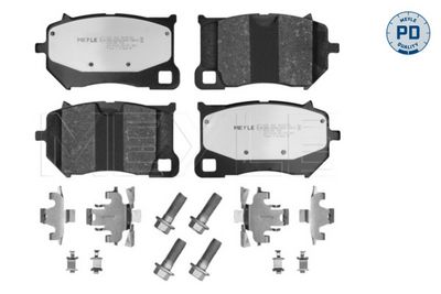 BREMSBELAGSATZ SCHEIBENBREMSE MEYLE 0252630618PD