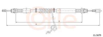 CABLU FRANA DE PARCARE