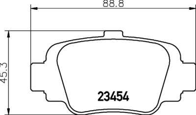 MINTEX MDB1569 Тормозные колодки и сигнализаторы  для NISSAN MICRA II (K11) 1.0 i 16V
