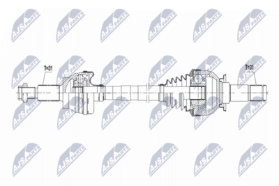 Wał napędowy NTY NPW-JG-020