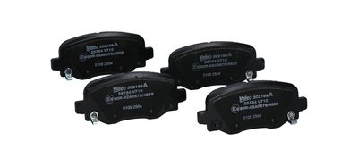 BREMSBELAGSATZ SCHEIBENBREMSE VALEO 302166A 25