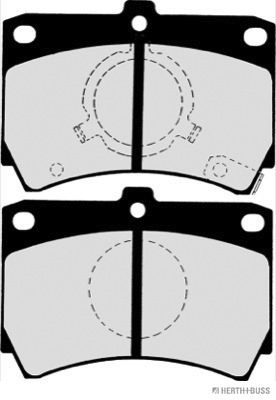 SET PLACUTE FRANA FRANA DISC Herth+Buss Jakoparts J3603026 1