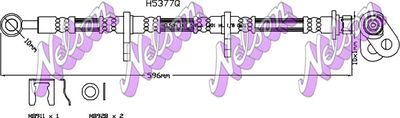KAWE H5377Q Тормозной шланг  для HONDA NSX (Хонда Нсx)