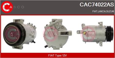 Компрессор, кондиционер CASCO CAC74022AS для FIAT IDEA