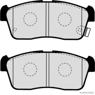 BREMSBELAGSATZ SCHEIBENBREMSE Herth+Buss Jakoparts J3608021 1