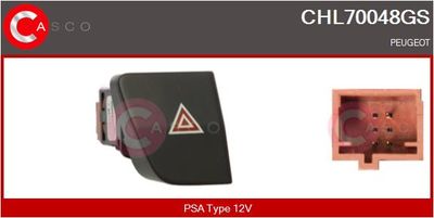 COMUTATOR LUMINI DE AVARIE CASCO CHL70048GS