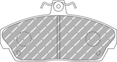 комплект спирачно феродо, дискови спирачки FERODO RACING FCP613H