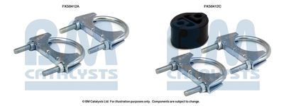 Монтажен комплект, изпускателна тръба BM Catalysts FK50412