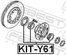 Подшипник, приводной вал KIT-Y61