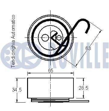 ROLA INTINZATOR CUREA DISTRIBUTIE RUVILLE 541253 1