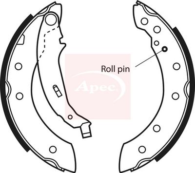 APEC Brake Shoe Set SHU531
