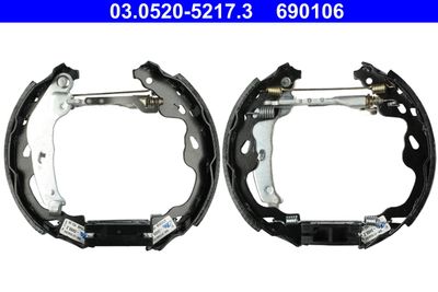 Brake Shoe Set 03.0520-5217.3