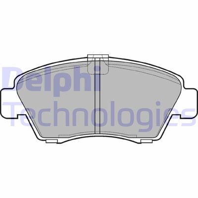 Комплект тормозных колодок, дисковый тормоз DELPHI LP810 для HONDA CAPA