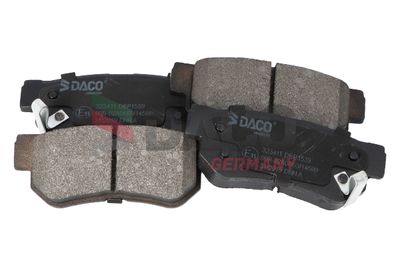 Комплект тормозных колодок, дисковый тормоз DACO Germany 323411 для HYUNDAI MATRIX