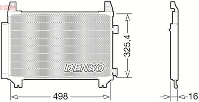 DENSO Kondensator, Klimaanlage (DCN50029)