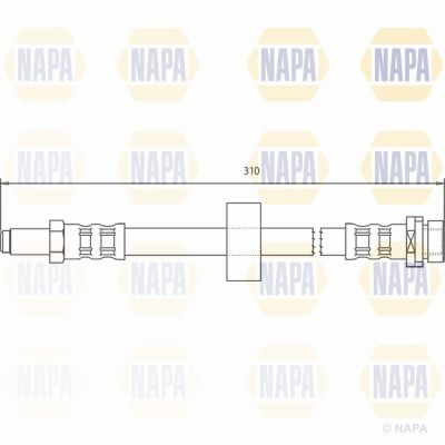 Brake Hose NAPA NBH1015