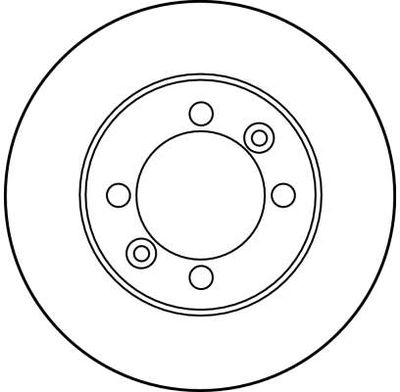 BREMSSCHEIBE TRW DF1011 1