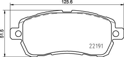 Комплект тормозных колодок, дисковый тормоз KAISHIN FK20174 для FORD KA+