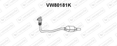 VENEPORTE VW80181K Катализатор для VW PASSAT B5 Variant (3B5)