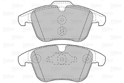 Brake Pad Set, disc brake 598879