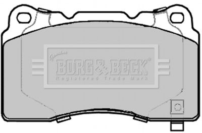BORG & BECK BBP2290 Тормозные колодки и сигнализаторы  для OPEL INSIGNIA (Опель Инсигниа)