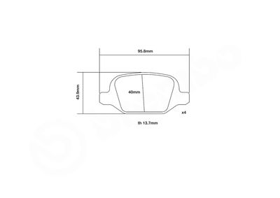 SET PLACUTE FRANA DE PERFORMANTA BREMBO 07B31523 2