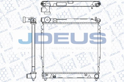 Радиатор, охлаждение двигателя JDEUS M-042013A для SUZUKI SAMURAI