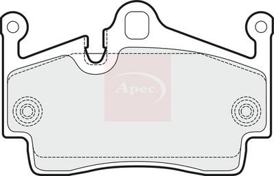 APEC Brake Pad Set, disc brake PAD1498