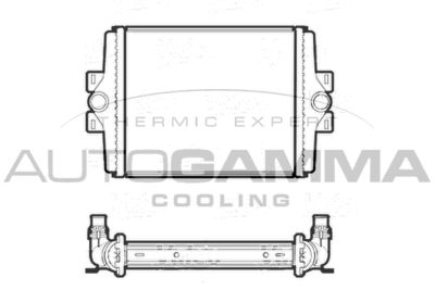 AUTOGAMMA 107406 Радиатор охлаждения двигателя  для BMW 4 (Бмв 4)