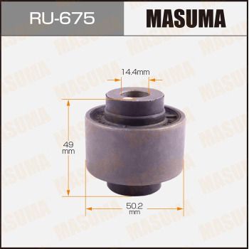 MASUMA RU-675 Сайлентблок рычага  для NISSAN JUKE (F15) 1.6 DIG-T