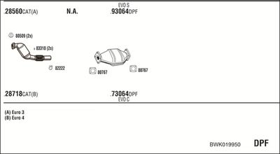 Układ wydechowy WALKER BWK019950