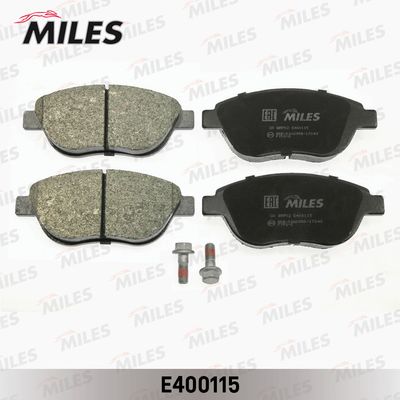 Комплект тормозных колодок, дисковый тормоз MILES E400115 для FIAT IDEA